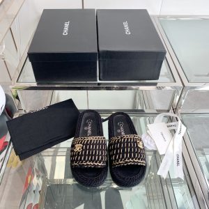 Chanel 2022ss Woven Slippers