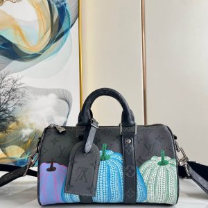 LV KEEPALL Pumpkin Pillow Bag