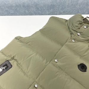 2023 Moncler Stand Collar Down Vest Sleeveless Collection