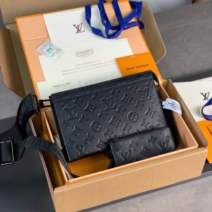 Explore Monogram Eclipse Canvas in LV Alpha Wearable Wallet