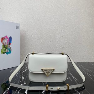 Prada Embleme Leather Bag
