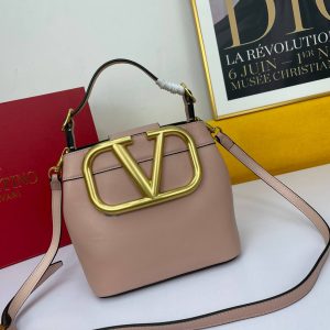 Valentino Garavani SuperVee Handbag in Beige