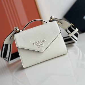 Prada Lettering Logo Tote Bag