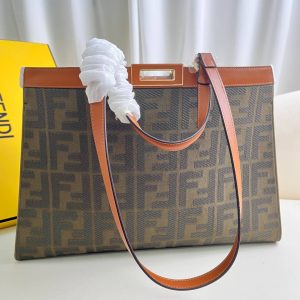 Fendi  X-tote Bag In Canvas Bag